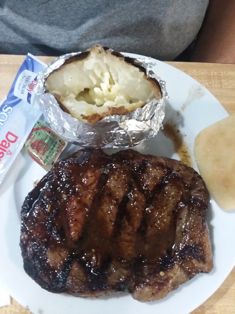 Ribeye and Baked Potato