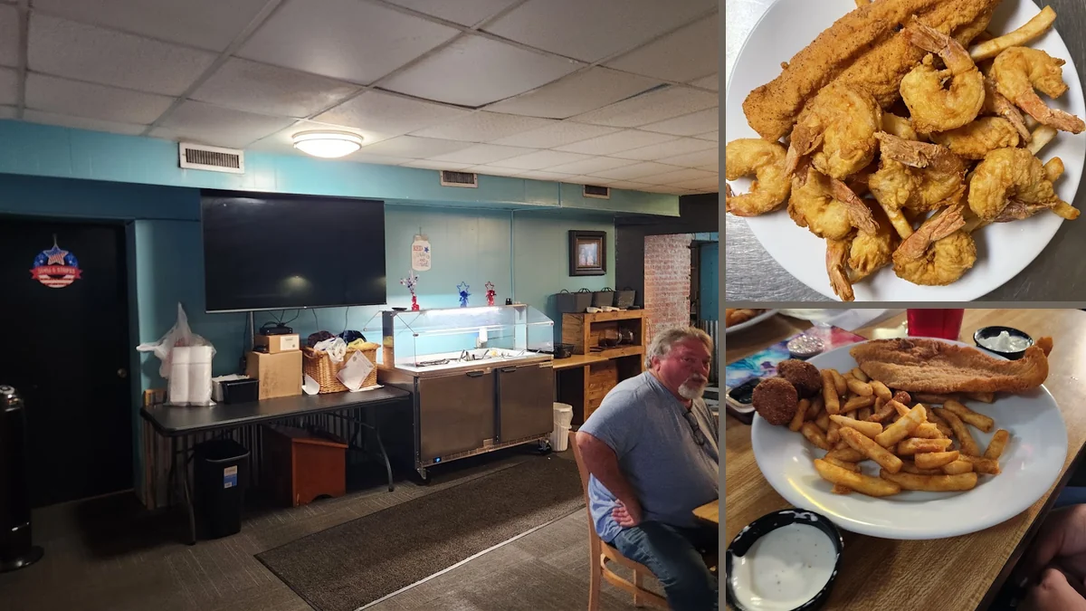 Casual restaurant interior with a family-friendly feel.
